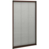  Plise komarnik za okna aluminij rjav 80x160 cm | Shoptok.si