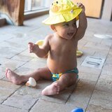  Zoocchini UV komplet klobuček in kopalke Račka 6 - 12 m | Shoptok.si