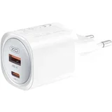 stenski polnilec CE21 Quick Charge PD 33W - 1x USB 1x USB tipC