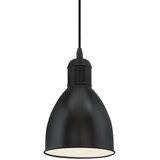 Eglo viseča svetilka priddy (60 w, premer: 15 cm, višina: 110 cm, E27, črna) | Shoptok.si