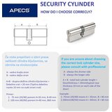  Sigurnosni cilindar APECS EC-70(30/40)-NI (3keys) (00027737) | shoptok.hr