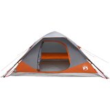 Instant šator s krovom Siva i narančasta 305 x 215 x 140 cm | shoptok.hr