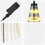  LED božićno drvce 285 cm 744 LED lampica Topla bijela Željezo | shoptok.hr