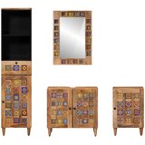  Set namještaja za kupaonicu 4 pcs Prirodna Čvrsto drvo manga | shoptok.hr