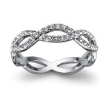 Oliver Weber Ženski extra crystal prsten sa swarovski belim kristalom ( 41133l ) | ePonuda.com