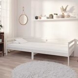  Dnevni ležaj od masivne borovine bijeli 90 x 200 cm | shoptok.hr