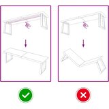  Kupaonska radna ploča svjetlosmeđa 140x40x(2-4) cm masivno drvo | shoptok.hr