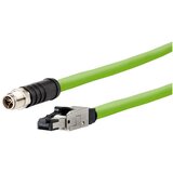 Metz Connect 142M6X18100 M12 omrežni kabel CAT6a SF/UTP 10 m zelena PUR plašč, kislinsko odporen, odporen na ozon, UV odporen, primeren za verigo za s, (20533010) | Shoptok.si