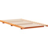  Posteljni okvir Voščeno rjava 80 x 220 cm Trdna borovina, (5000123630) | Shoptok.si