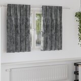vidaXL Baršunaste zavjese 2 komada sa očicama Siva 140x140 cm Cijene