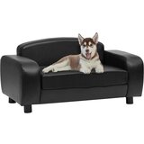 SOFA za pse crna 80 x 50 x 40 cm od umjetne kože Cijene
