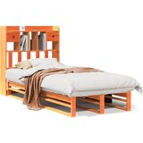 s regalom za knjige bez madraca 100 x 200 cm od borovine | shoptok.hr