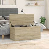  Kutija za pohranu boja hrasta 100x42x46cm od konstruiranog drva | shoptok.hr