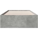 vidaXL Okvir kreveta boja betona 90x200 cm od konstruiranog drva | shoptok.hr
