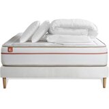 Marmottes & Co Celoten paket za posteljo - Vzmetnica 140x200 cm + Vzmetni okvir z letvami (komplet) + 2 vzglavnika + Prevleka - Le Paisible, (21614324) | Shoptok.si