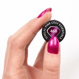 Semilac UV Hybrid Silk Effect gel lak za nohte z uporabo UV/LED lučke odtenek 468 Pink Cosy Essential 7 ml | Shoptok.si