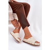 Big Star Women's platform sandals NN274A746 Beige | Shoptok.si