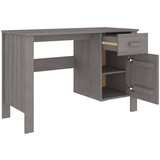  Radni stol HAMAR svjetlosivi 113 x 50 x 75 cm masivna borovina | shoptok.hr