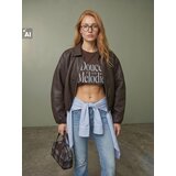 Sinsay Bomber jakna od umjetne kože | shoptok.hr