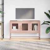 vidaXL TV omarica roza 100,5x39x60,5 cm Hladno valjano jeklo | Shoptok.si