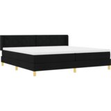  Krevet s opruga kutije Crna i bijela 200 x 200 cm Pjena | shoptok.hr