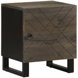 vidaXL Nočna omarica črna 40x33x46 cm trden mangov les Cene
