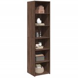  Visoka komoda boja smeđeg hrasta 45x41x185cm konstruirano drvo | shoptok.hr