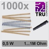 TRU COMPONENTS TC-12888480 T22P083 komplet metalnoslojnih otpora aksijalno ožičen 0.5 W 1 % 1000 St. | Eponuda.ba