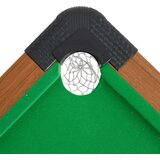 vidaXL Miza za biljard 4 ft 122x61x76 cm rjava | Shoptok.si