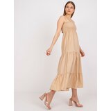 RUE PARIS Dress-RO-SK-ELB-4004.10P-beige | Shoptok.si