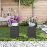  Stalak za biljke 2 pcs Crna 24 x 24 x 35 cm Čelik | shoptok.hr
