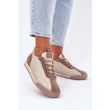 Laura Messi Ladies Leather Sports Shoes Beige 2935 | shoptok.hr