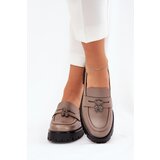 VINCEZA Leather Ladies Moccasins With Teddy Bear | shoptok.hr