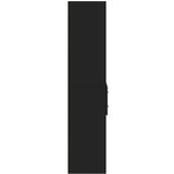 vidaXL Visoka omara črna 70x42,5x185 cm inženirski les | Shoptok.si