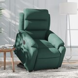 Maison Chic Električni naslanjač - Relax naslanjač s funkcijo vstajanja temno zelen žamet, (22061685) | Shoptok.si