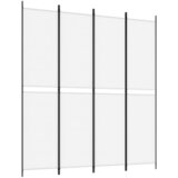 vidaXL Paravan 4-delni 200x220 cm črno blago, (5000156034) Cene