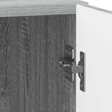  Noćni ormar Siva sonoma 43 x 34,5 x 50 cm Konstruirano drvo | shoptok.hr