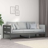  Dnevna postelja siva trdna borovina 90x200 cm, (20648387) | Shoptok.si