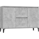  Komoda siva boja betona 102 x 35 x 70 cm od konstruiranog drva | shoptok.hr