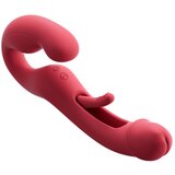HoneyPlayBox Harmony Duo App-Controlled Strapless Strap-on Red | Shoptok.si