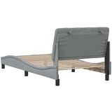 vidaXL Okvir kreveta bez madraca svjetlosivi 100x200 cm od tkanine | shoptok.hr