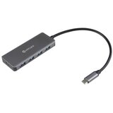 Estuff USB-C hub razdelilnik 1x USB-C, 4x USB-A 3.0 | Shoptok.si