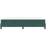 vidaXL Boxspring krevet s madracem Tamnozelena 140 x 190 cm Baršun | shoptok.hr