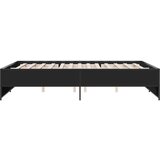 vidaXL Okvir za krevet crni 160x200 cm konstruirano drvo i metal | shoptok.hr