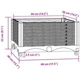  Povišena gredica 40 x 40 x 23 cm od polipropilena | shoptok.hr