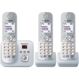 Panasonic KX-TG6823GS brezžicni telefon v perlsiverni barvi z odzivnikom | Shoptok.si
