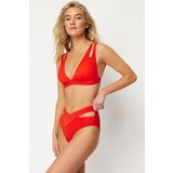 Trendyol Red Cut Out/Windowed High Waist Bikini Bottom | shoptok.hr