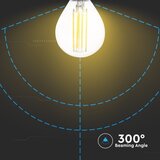  led sijalica filament P45 E14/6W/230V 2700K | Eponuda.com