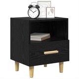  Noćni ormar Crni hrast 40 x 35 x 47 cm Konstruirano drvo | Eponuda.com
