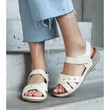Gemre Beige platform sandals Nural | shoptok.hr